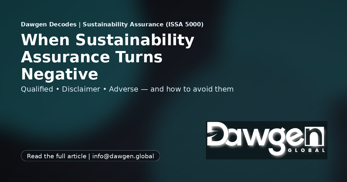 When Assurance Conclusions Turn Negative: Qualified, Disclaimer, and Adverse Outcomes—and How to Avoid Them