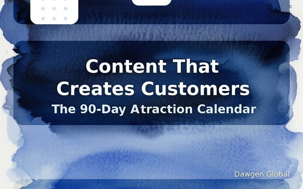 Content That Creates Customers: The 90-Day Attraction Calendar