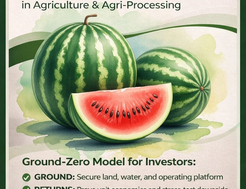 Dawgen G.R.O.W.™ (Ground-Zero Edition) — Watermelon as an Investor-Ready Opportunity in Agriculture and Agri-Processing