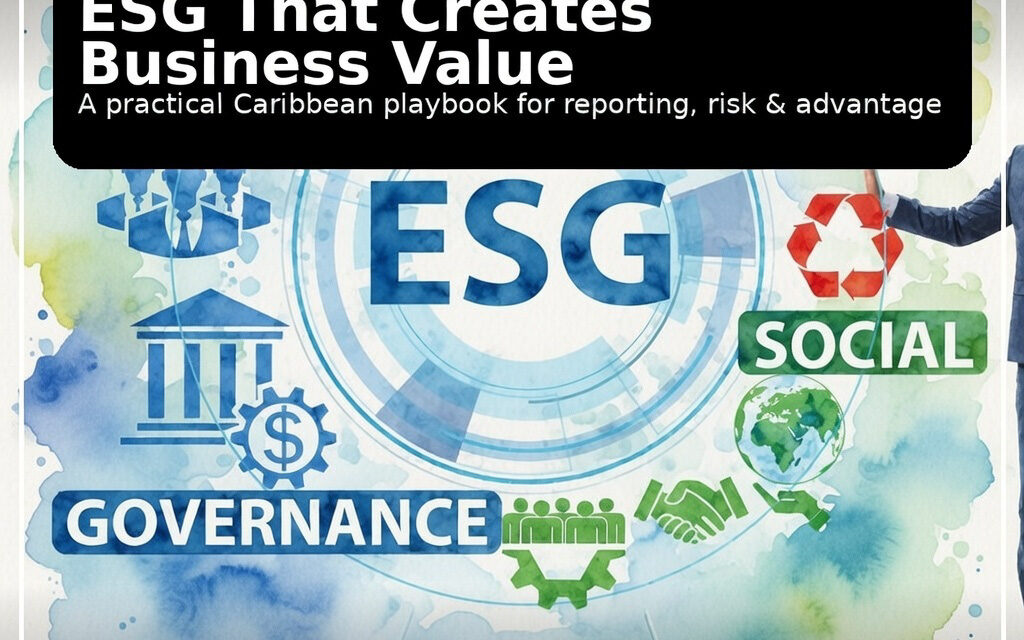 Dawgen Decodes: ESG That Creates Business Value — A Practical Caribbean Playbook for Reporting, Risk, and Competitive Advantage