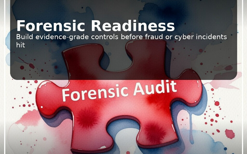 Dawgen Decodes: Forensic Readiness — Build Evidence-Grade Controls Before You Need Them