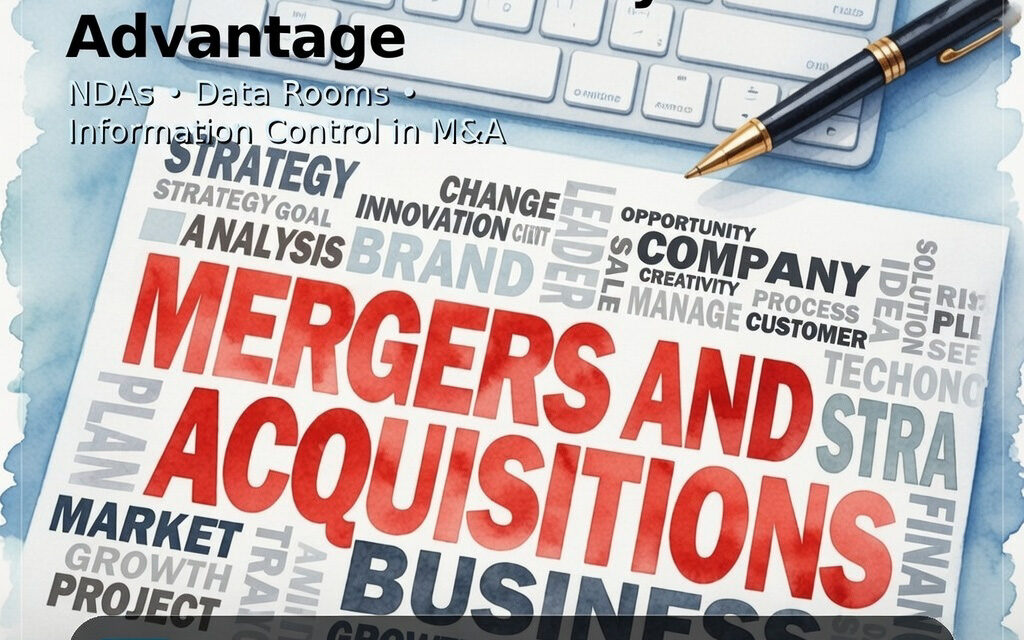 The Confidentiality Advantage: NDAs, Data Rooms, and Information Control in M&A