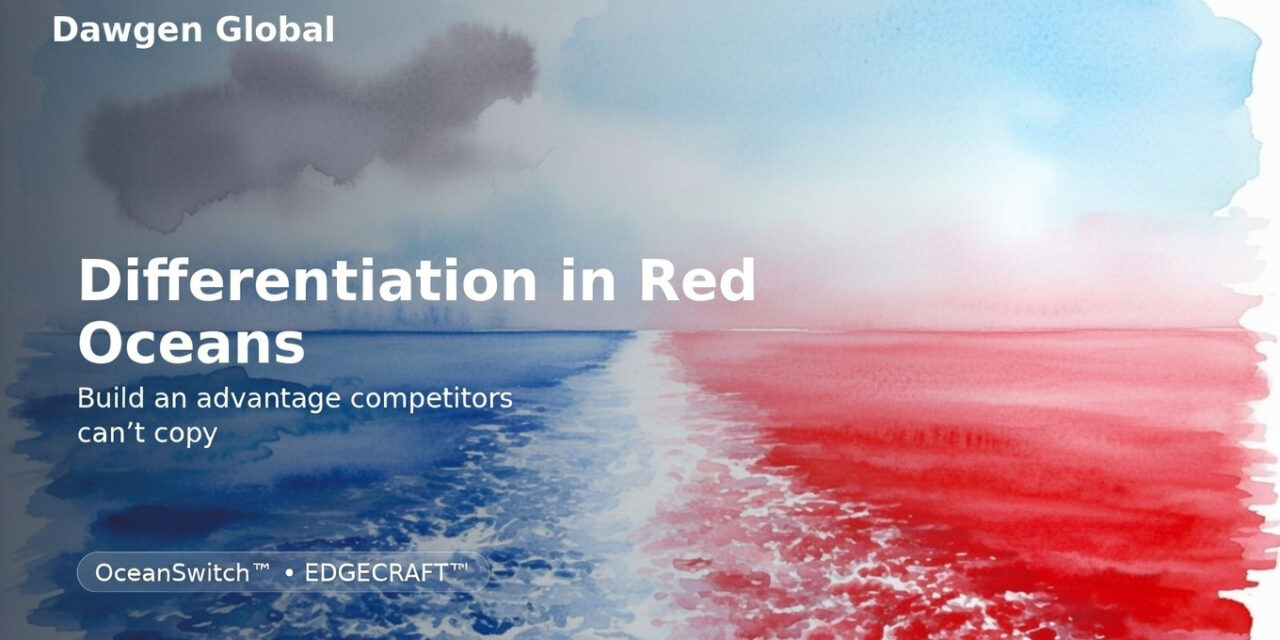 Differentiation in Red Oceans: How to Build an Advantage Competitors Can’t Copy