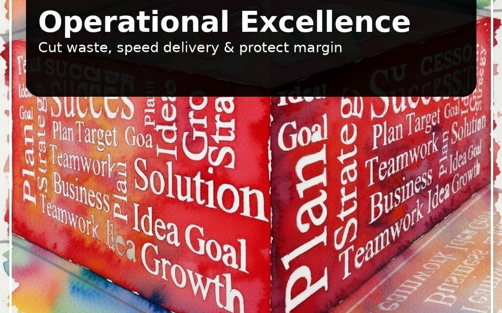 Dawgen Decodes: Operational Excellence & Process Optimisation — How to Cut Waste, Speed Up Delivery, and Protect Margin