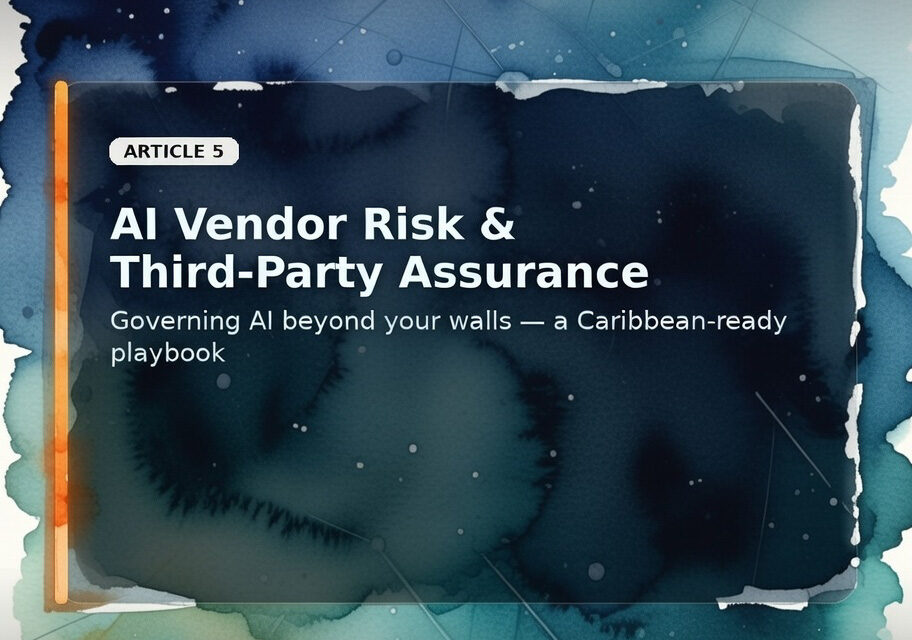 AI Vendor Risk & Third‑Party Assurance: Governing AI Beyond Your Walls with Dawgen TRUST™