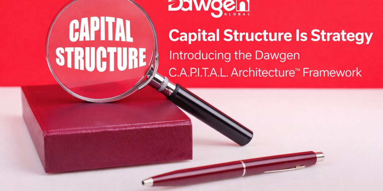 Capital Structure Is Strategy: Introducing the Dawgen C.A.P.I.T.A.L. Architecture™ Framework