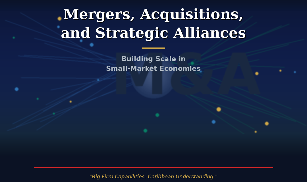 Mergers, Acquisitions, and Strategic Alliances: Building Scale in Small-Market Economies | Dawgen Global