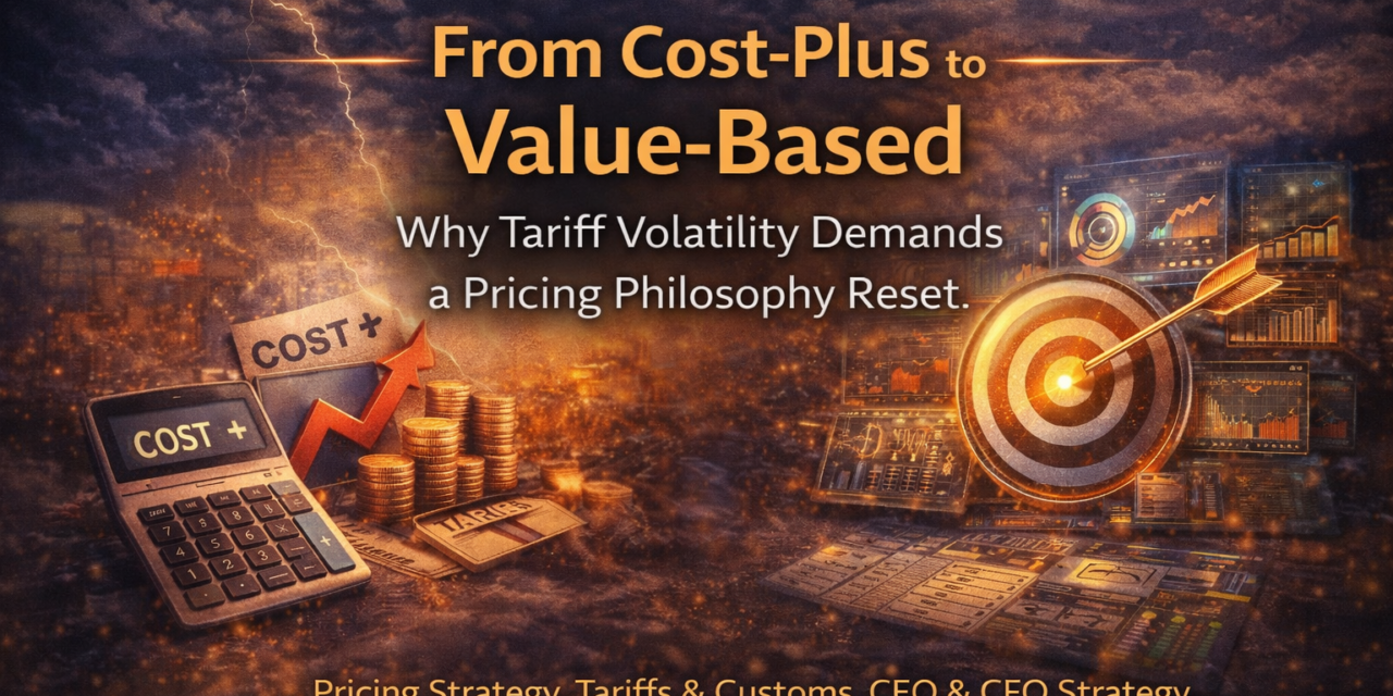 From Cost-Plus to Value-Based: Why Tariff Volatility Demands a Pricing Philosophy Reset