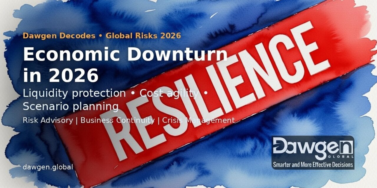 Economic Downturn in 2026: How Leaders Build Resilience Through Liquidity, Cost Agility, and Scenario-Based Risk Management