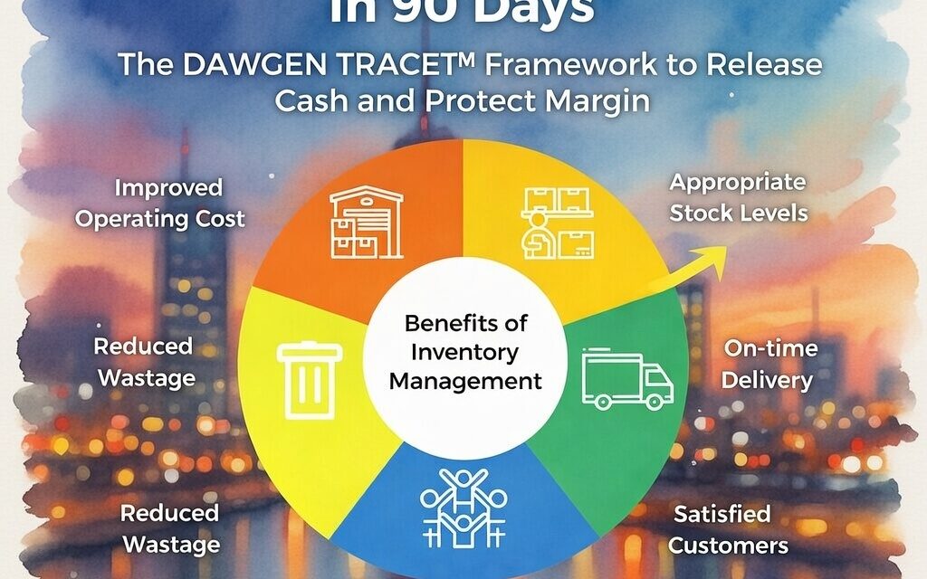 The DAWGEN TRACE™ Framework for Stock Accuracy, Cash Release, and Margin Protection (Distribution & Manufacturing)
