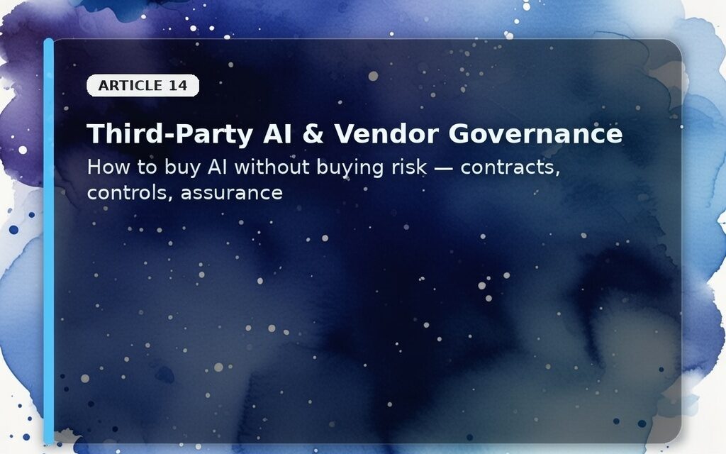 Third‑Party AI & Vendor Governance in the Caribbean: How to Buy AI Without Buying Risk | Dawgen TRUST™