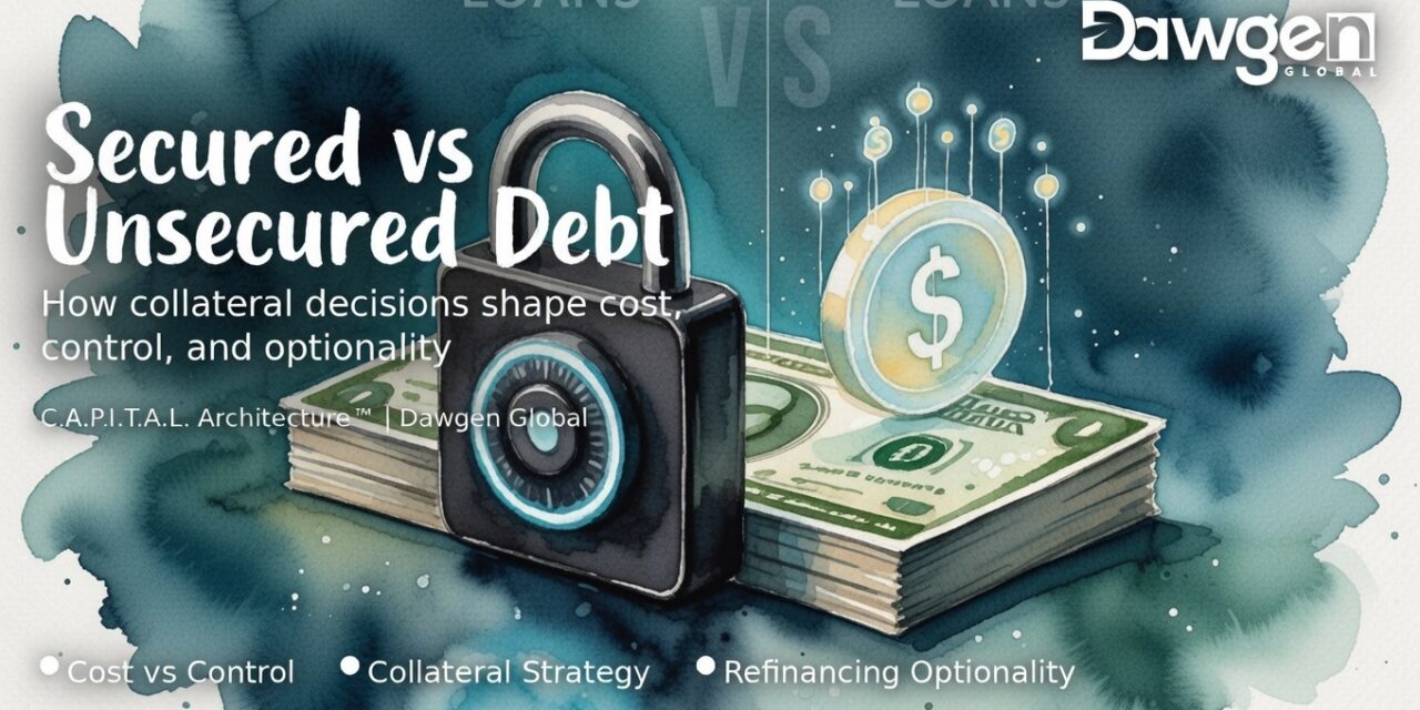 Secured vs Unsecured Debt: How Collateral Decisions Shape Cost, Control, and Optionality