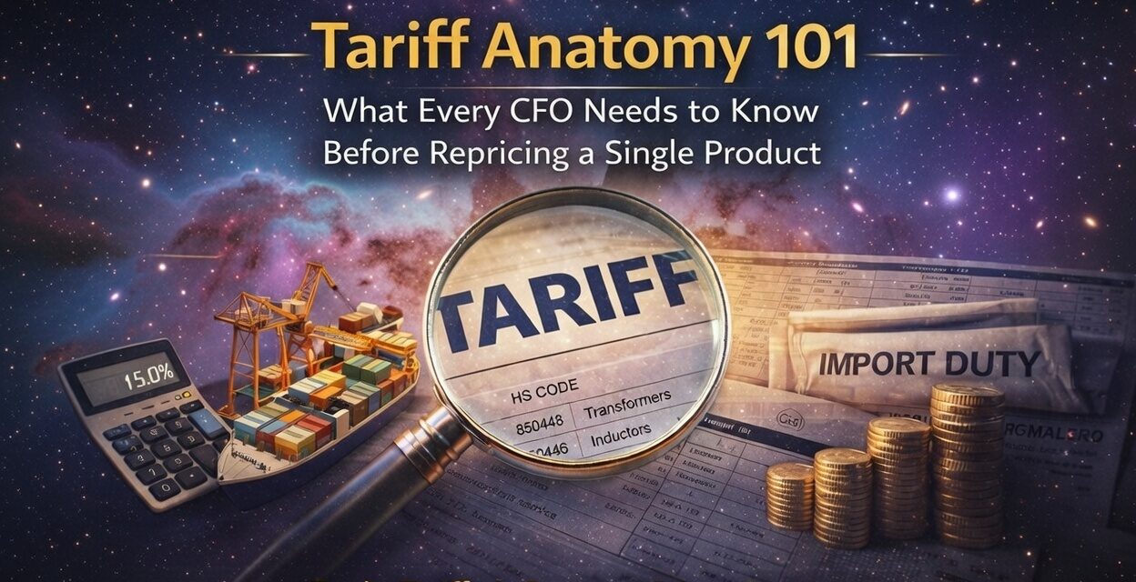 Tariff Anatomy 101: What Every CFO Needs to Know Before Repricing a Single Product