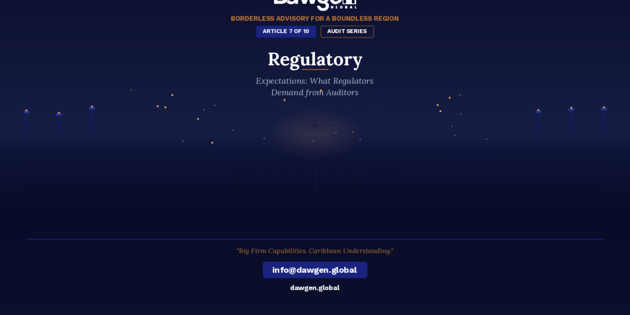 Regulatory Expectations: What Caribbean Financial Regulators Now Demand from Auditors and Audit Committees