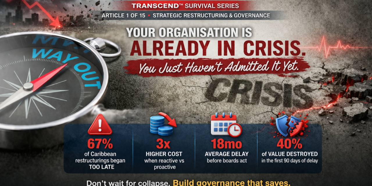 Your Organisation Is Already in Crisis. You Just Haven’t Admitted It Yet.