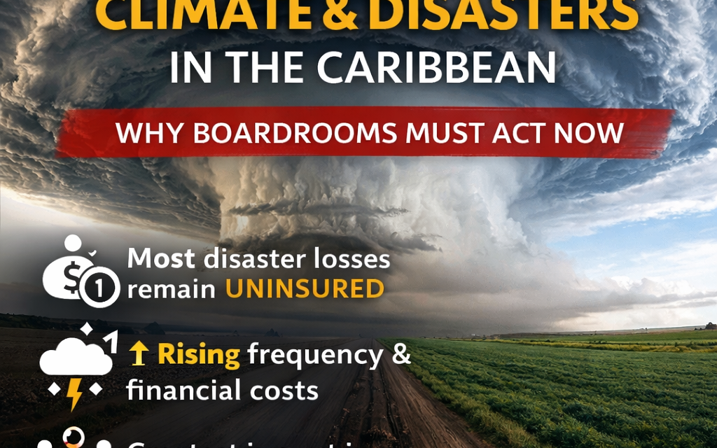 Climate Risk & Disasters: What Caribbean Boards Cannot Afford to Ignore