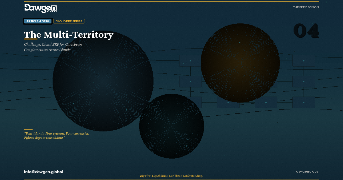 Multi-Territory Cloud ERP Caribbean Consolidation | Dawgen