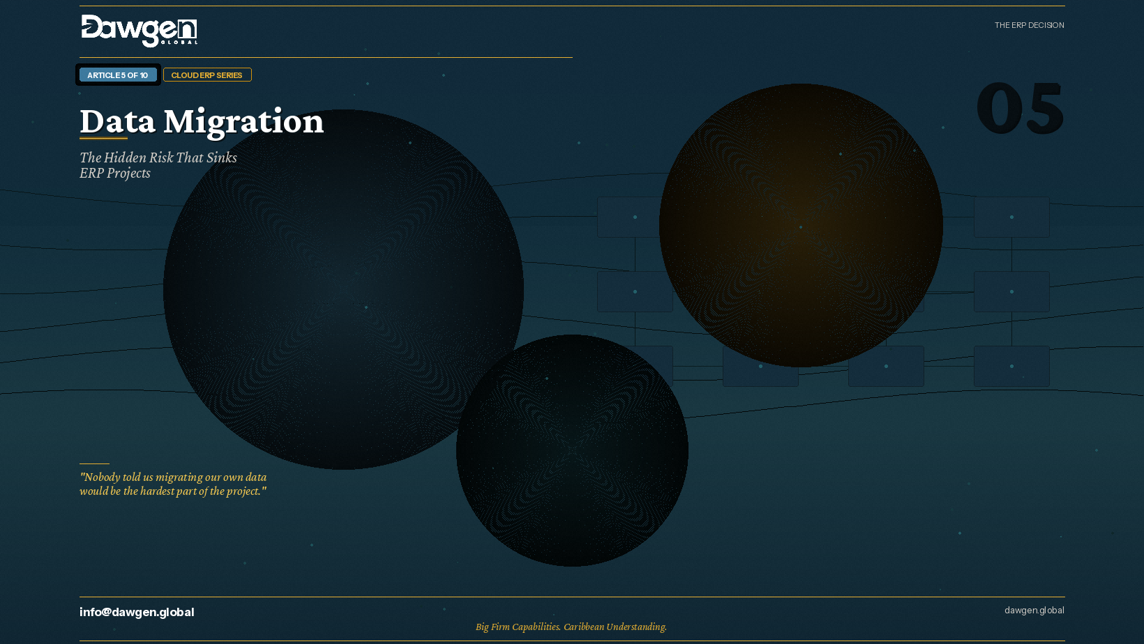 ERP data migration risk for Caribbean enterprises — Dawgen Global ERP series