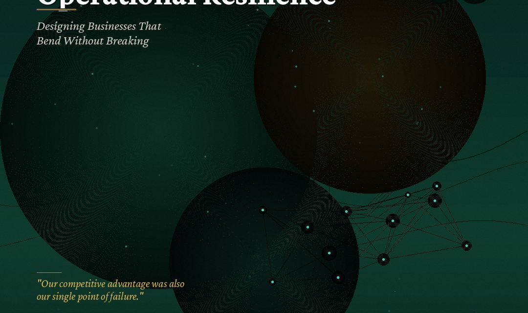 Operational Resilience: Designing Businesses That Bend Without Breaking
