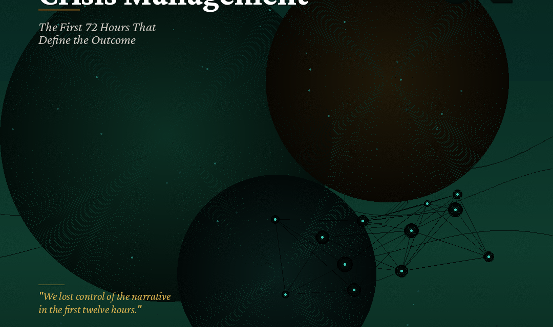 Crisis Management: The First 72 Hours That Define the Outcome