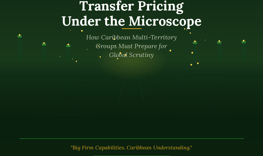 Transfer Pricing Under the Microscope: How Caribbean Multi-Territory Groups Must Prepare for Global Scrutiny