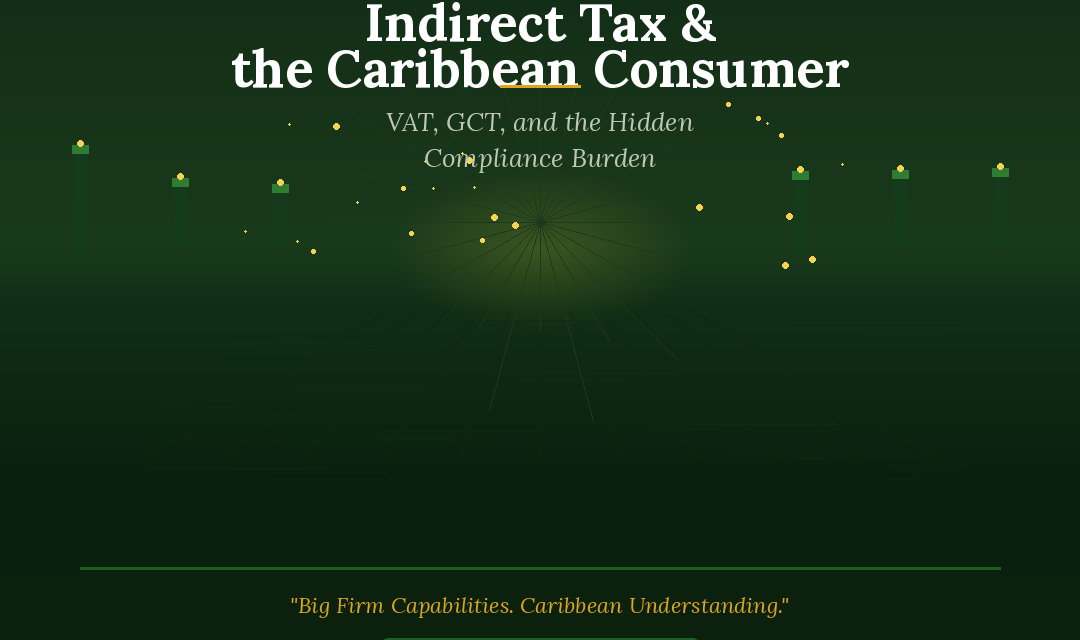 Indirect Tax and the Caribbean Consumer: VAT, GCT, and the Hidden Compliance Burden