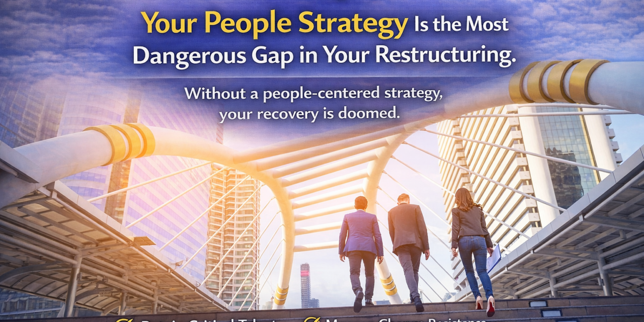 Your People Strategy Is the Most Dangerous Gap in Your Restructuring. Here Is Why.