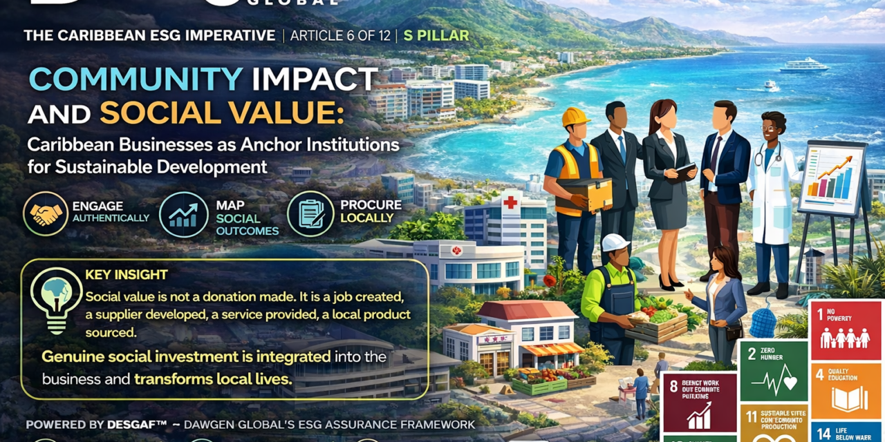 Community Impact and Social Value: Caribbean Businesses as Anchor Institutions for Sustainable Development