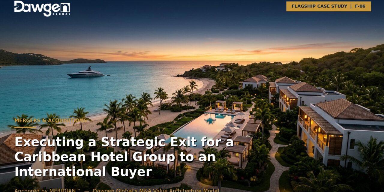 M&A Case Study: How a Caribbean Hotel Group Executed a Confidential Strategic Exit to an International Buyer