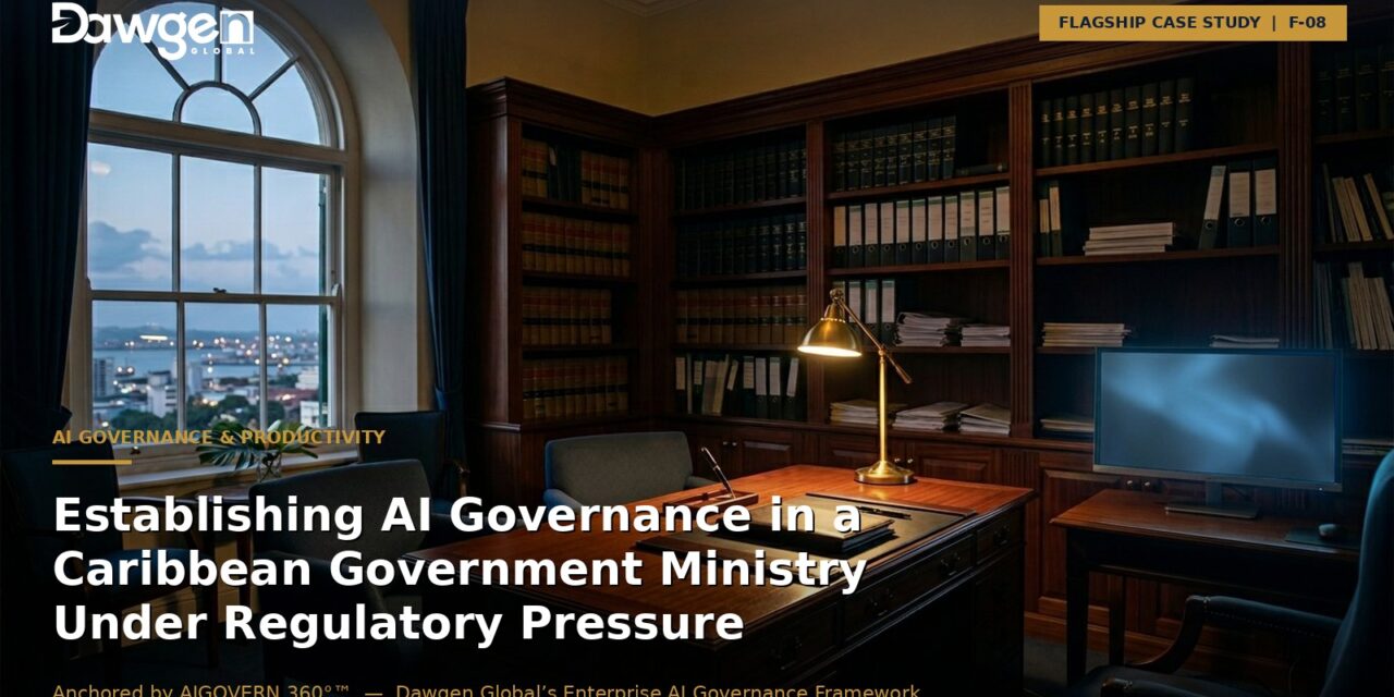 Establishing AI Governance in a Caribbean Government Ministry Under Regulatory Pressure