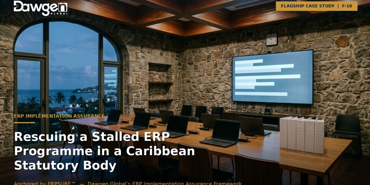 ERP Rescue Case Study: How a Caribbean Statutory Body Recovered a Delayed ERP Programme and Achieved Go-Live with ERPSURE™