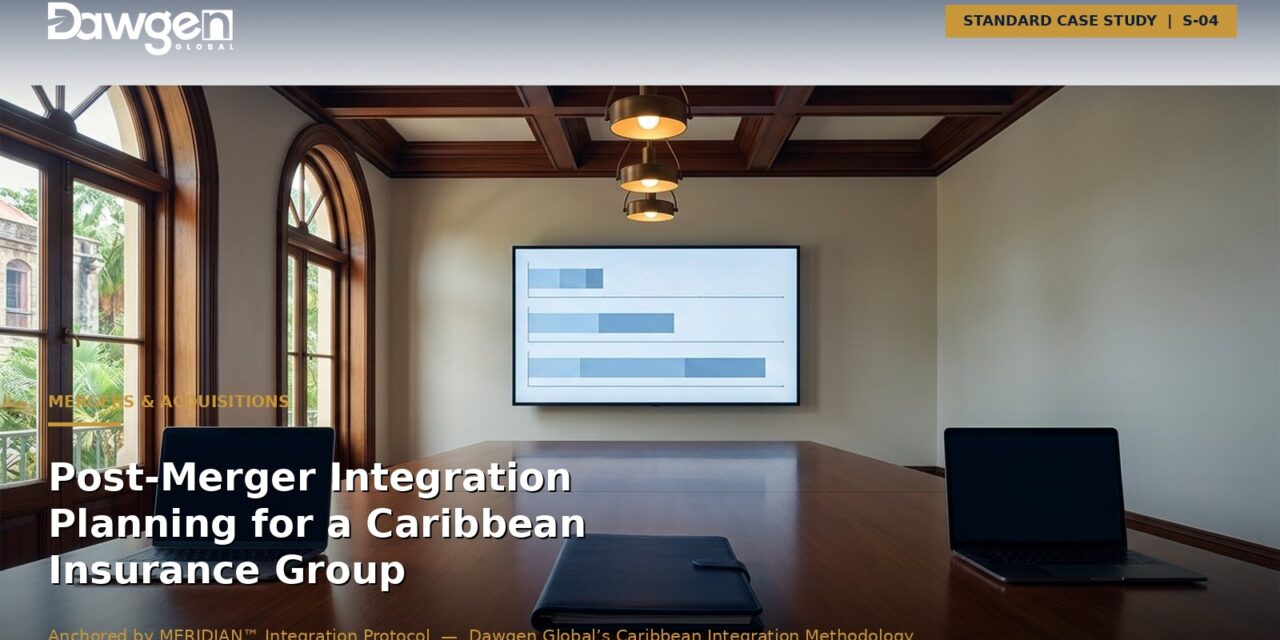 Post-Merger Integration Case Study: How a Caribbean Insurance Group Planned Day 1, One Hundred Days and Year-One Value Realization