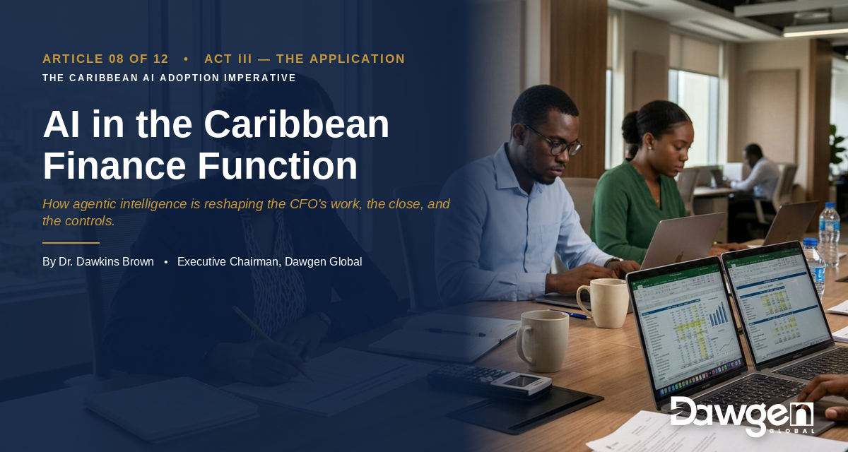 AI in the Caribbean Finance Function: What CFOs, Controllers, and Audit Committees Must Do Now