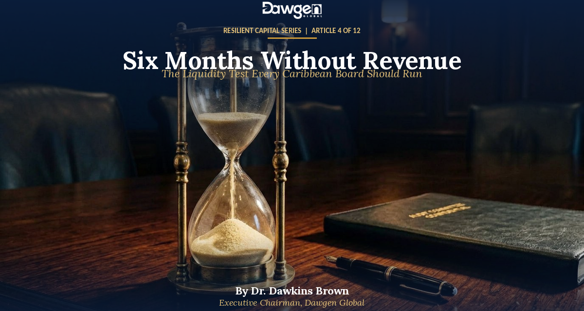 Six Months Without Revenue:  The Liquidity Test Every Caribbean Board Should Run — and the Capital Resilience Index™ That Scores It