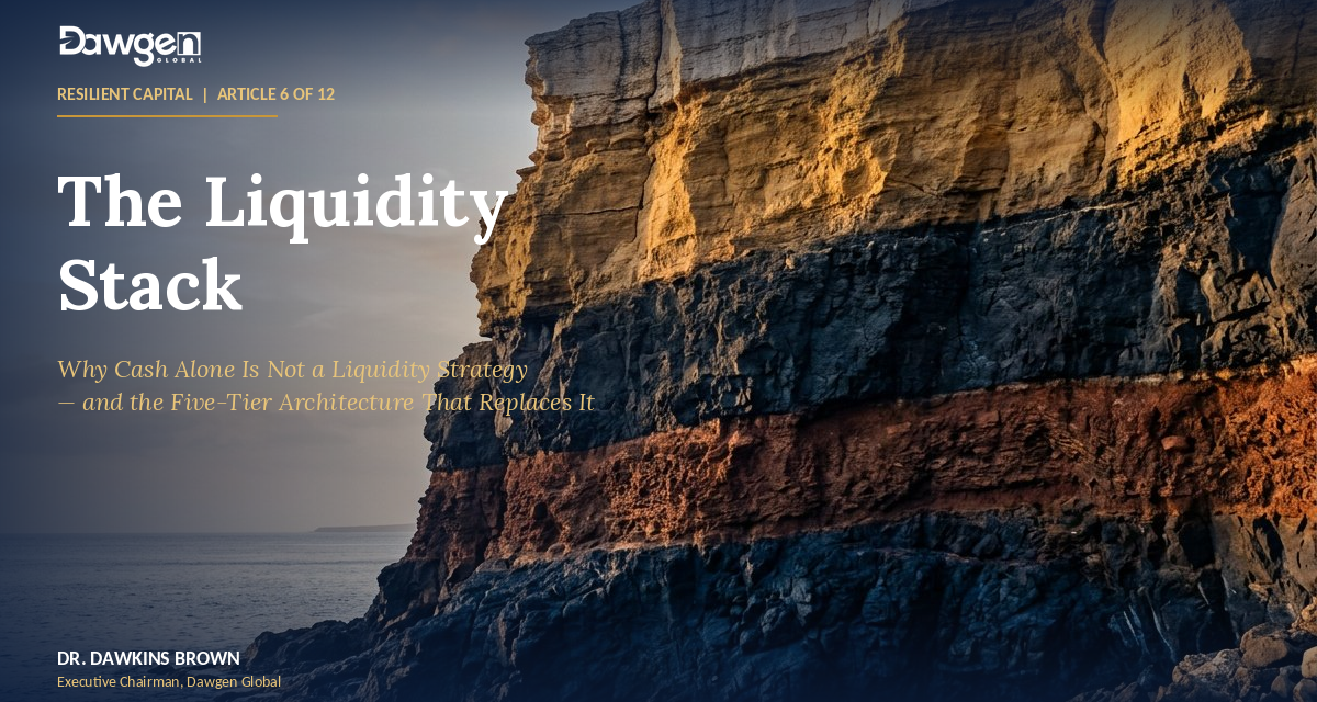 The Liquidity Stack:  Why Cash Alone Is Not a Liquidity Strategy — and the Five-Tier Architecture That Replaces It