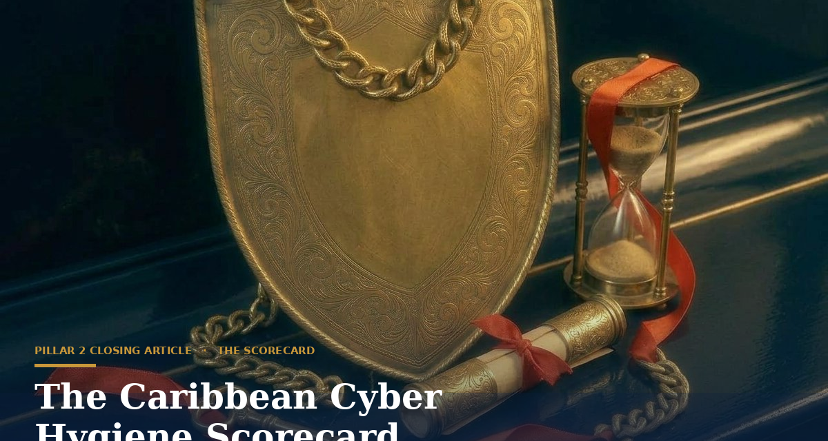 The Caribbean Cyber Hygiene Scorecard: Twenty-Five Items, Five Dimensions, One Quarterly Review