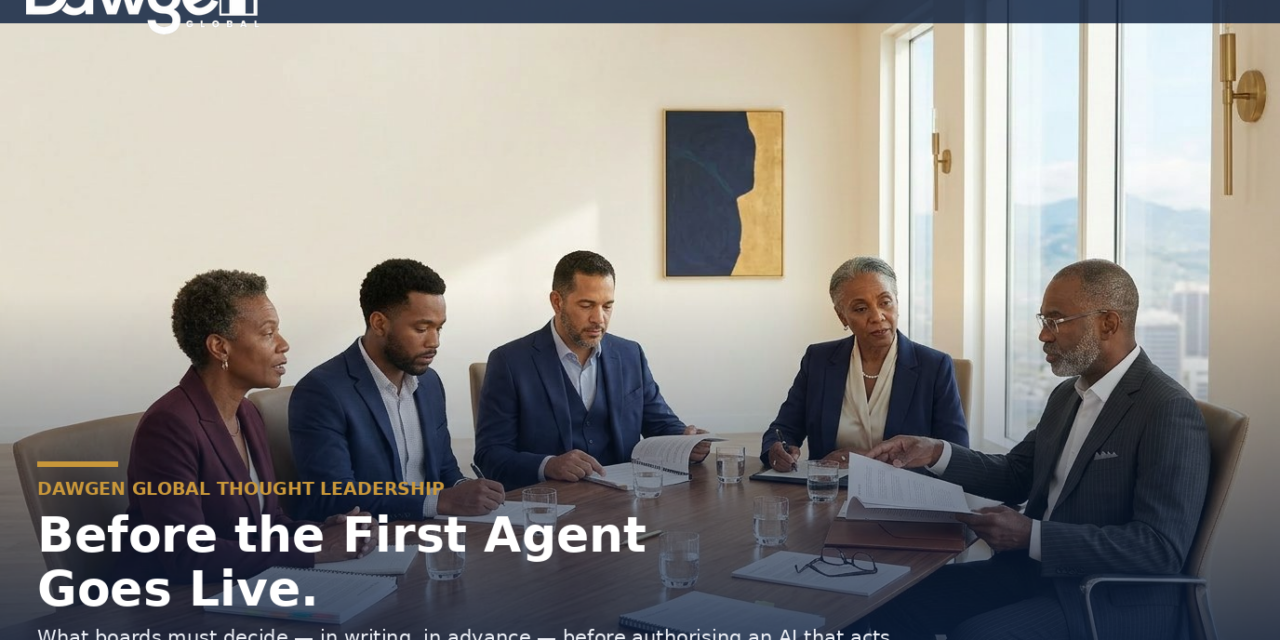Before the First AI Agent Goes Live: What Caribbean Boards Must Decide in Advance