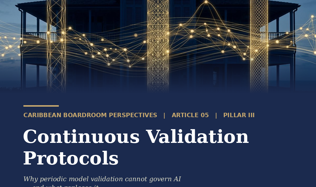 Continuous Validation Protocols: Why Periodic Model Validation Cannot Govern AI.