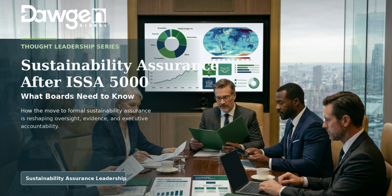 Sustainability Assurance After ISSA 5000: What Boards Need to Know