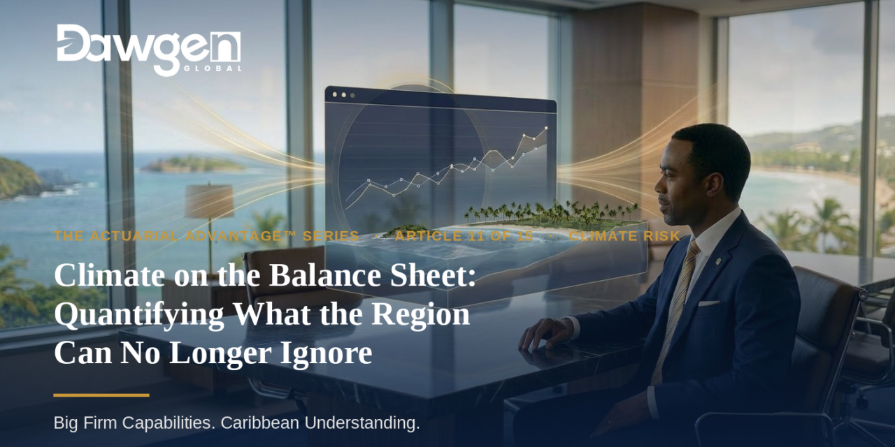 Climate on the Balance Sheet: Quantifying What the Region Can No Longer Ignore