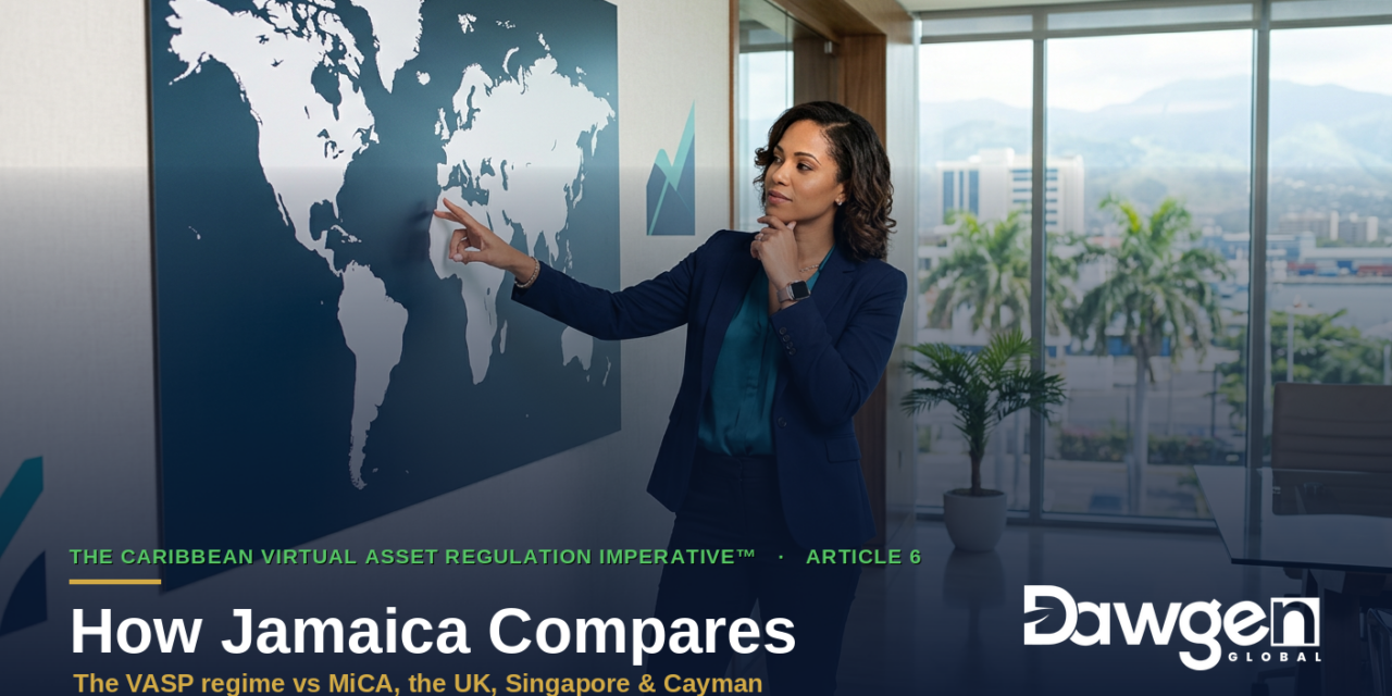 How Jamaica’s VASP Framework Compares to MiCA, the UK, Singapore and the Cayman Islands
