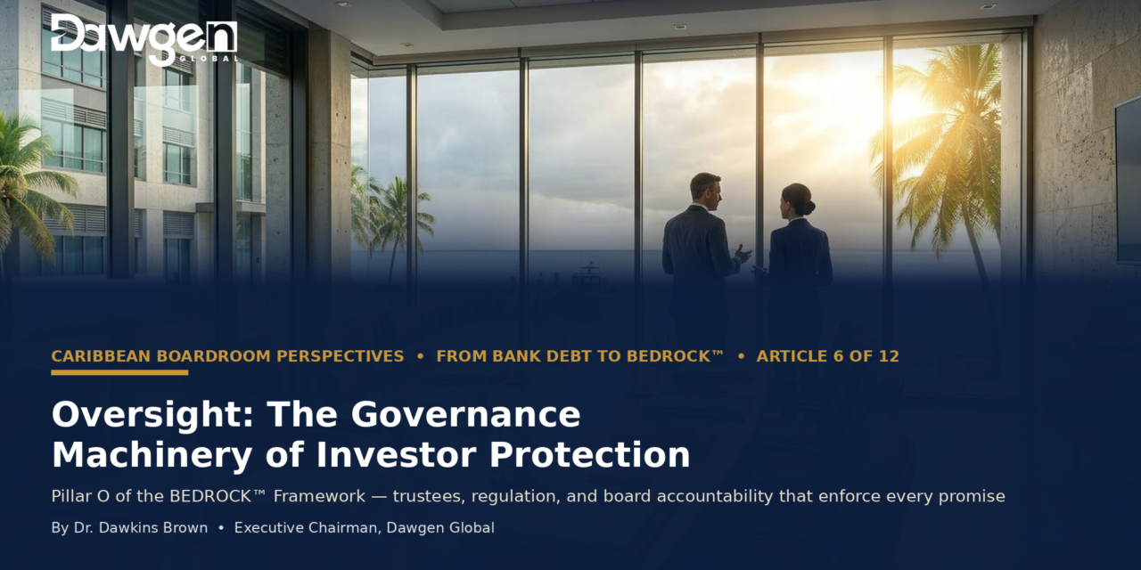 Oversight: Governance Machinery for Investor Protection | BEDROCK™ Framework