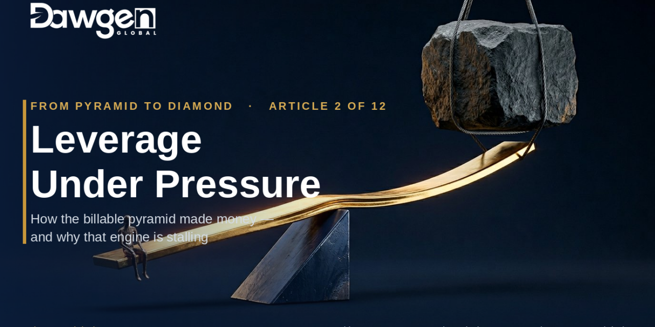 Leverage Under Pressure: Why the Billable Pyramid Is Stalling