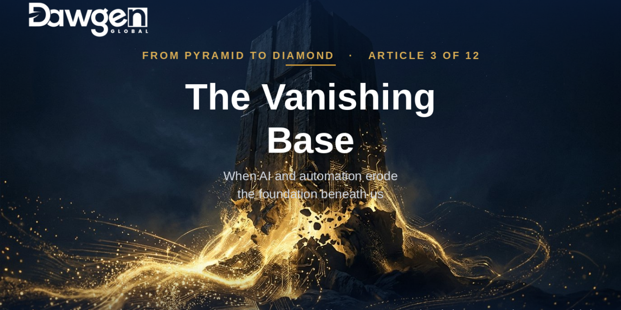 The Vanishing Base: When AI and Automation Erode the Foundation of Professional Firms