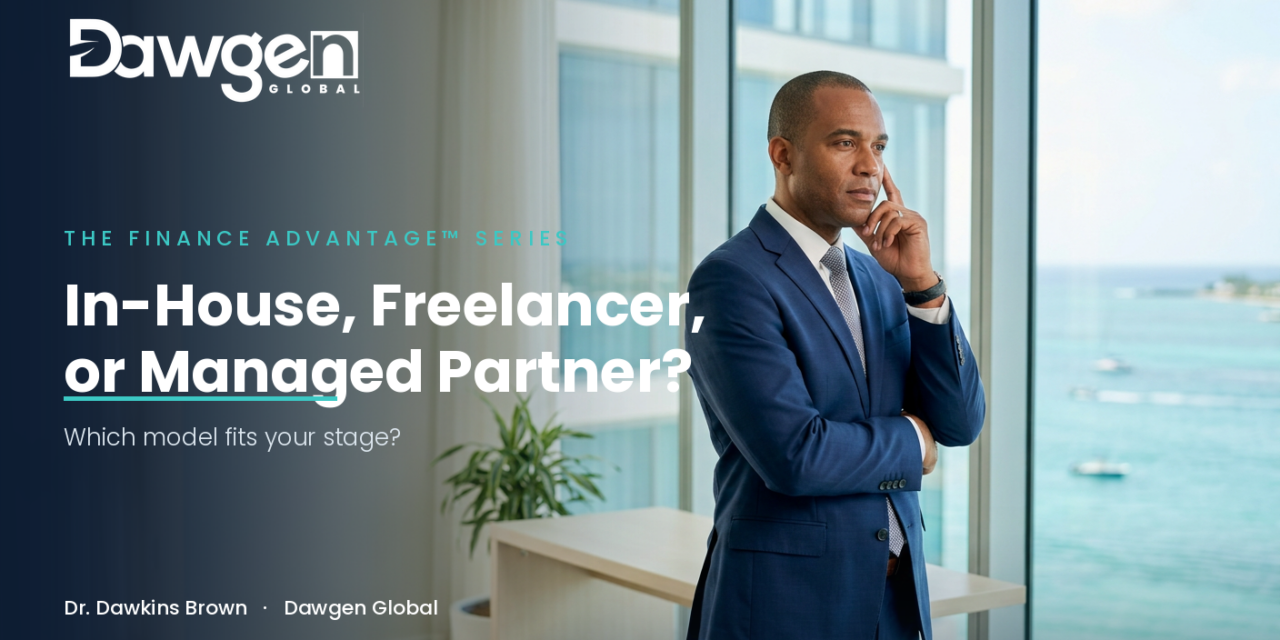In-House, Freelancer, or Managed Finance Partner: Which Model Fits Your Stage?