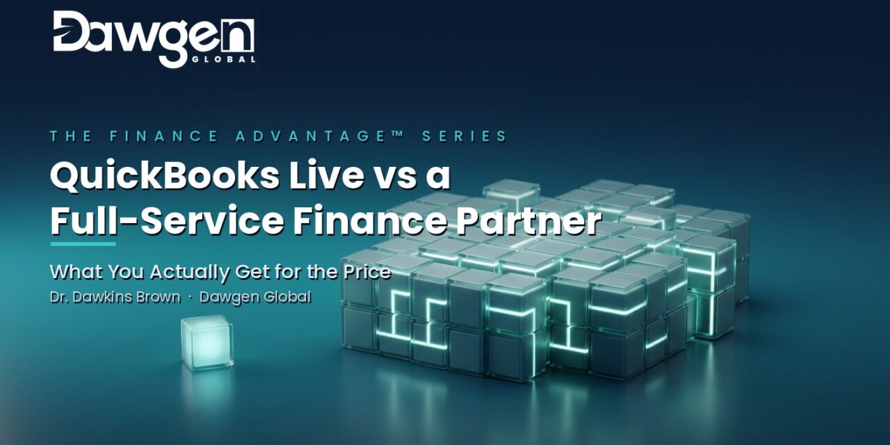 QuickBooks Live vs a Full-Service Finance Partner: What You Actually Get