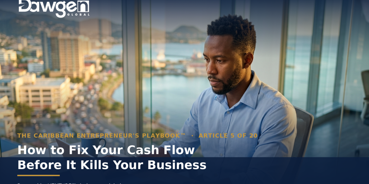 How to Fix Your Cash Flow Before It Kills Your Business