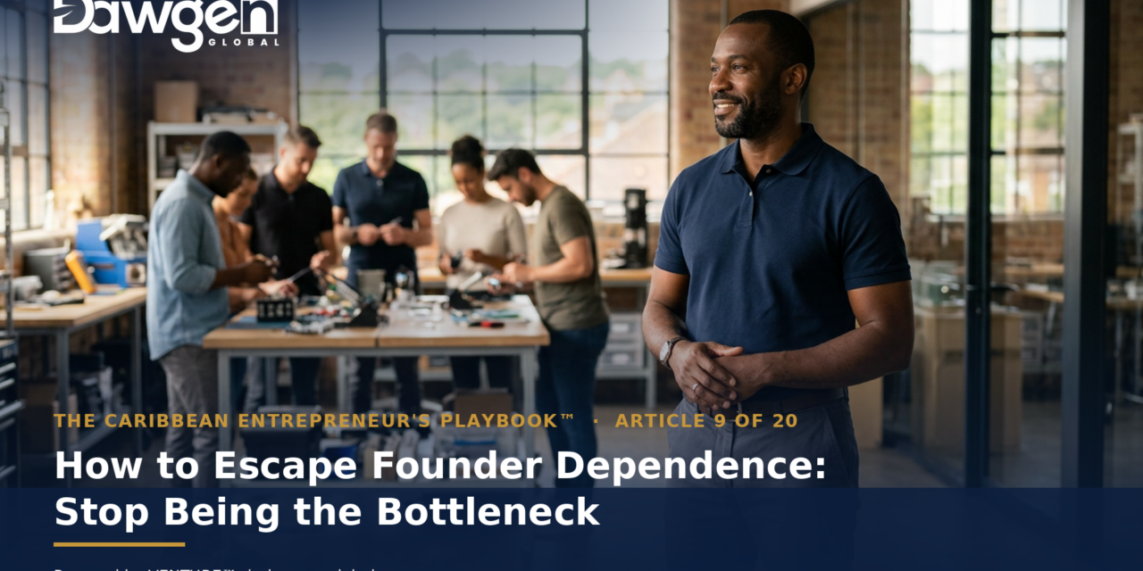 How to Escape Founder Dependence: Stop Being the Bottleneck