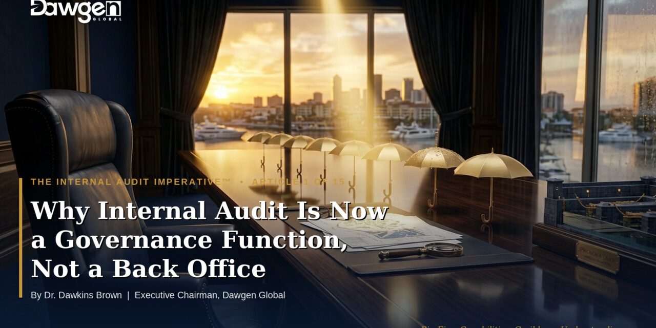 Why Internal Audit Is Now a Governance Function, Not a Back Office