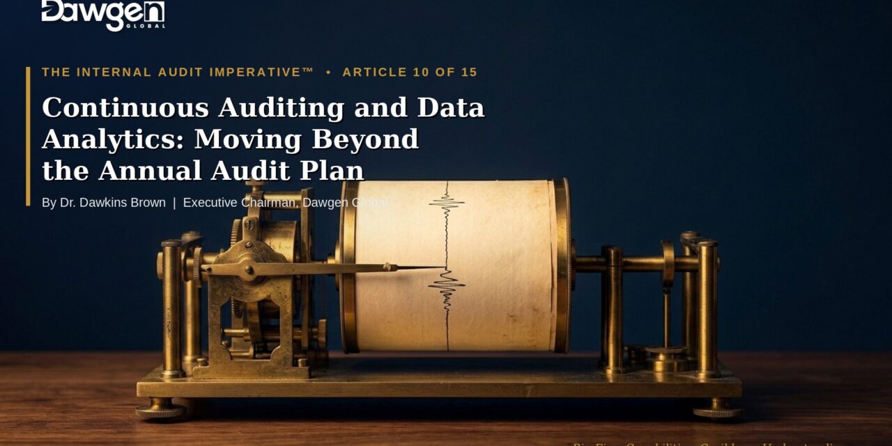 Continuous Auditing and Data Analytics: Moving Beyond the Annual Audit Plan